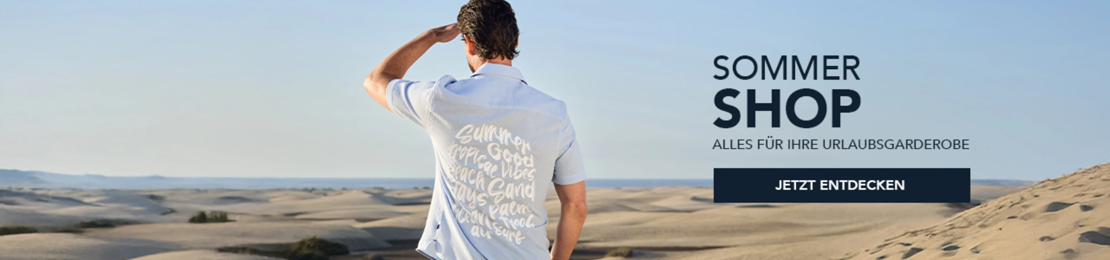 Sommer Shop 2026 - Herrenmode für den Sommer