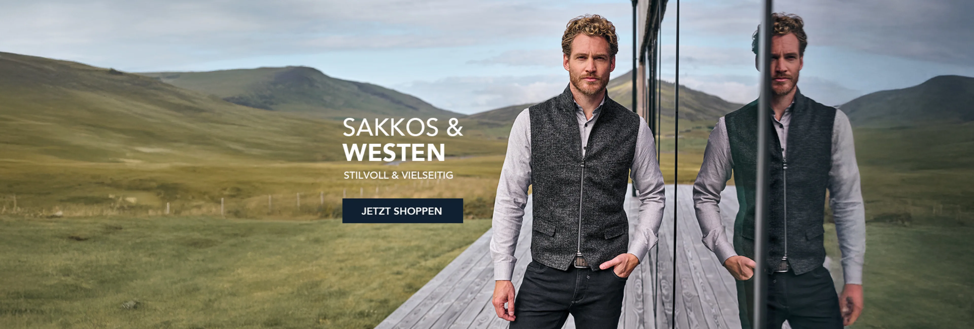 Sakkos und Sakko-Westen für Herren 