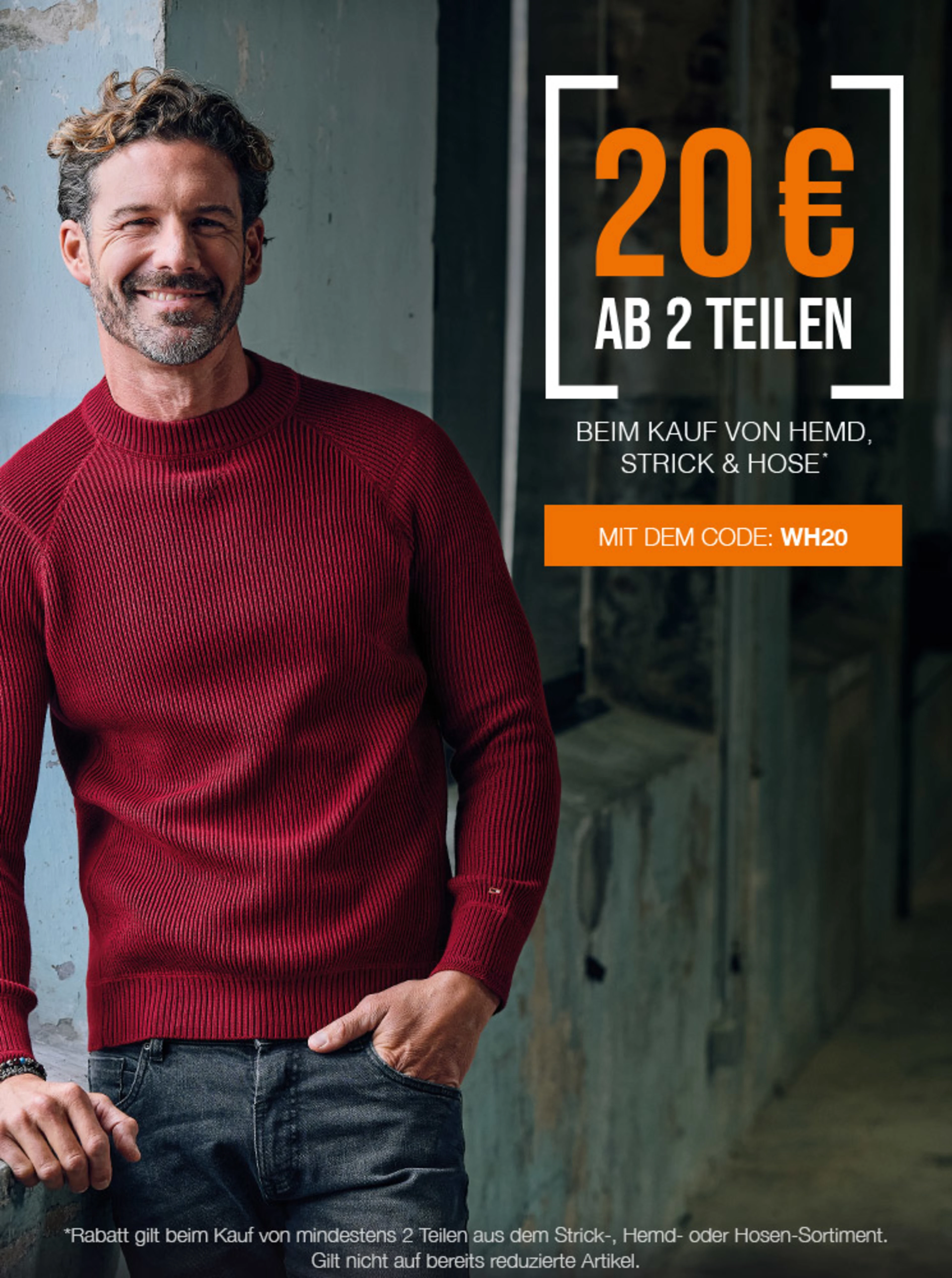 20€ ab 2 Teilen - Strick, Hemd & Hose