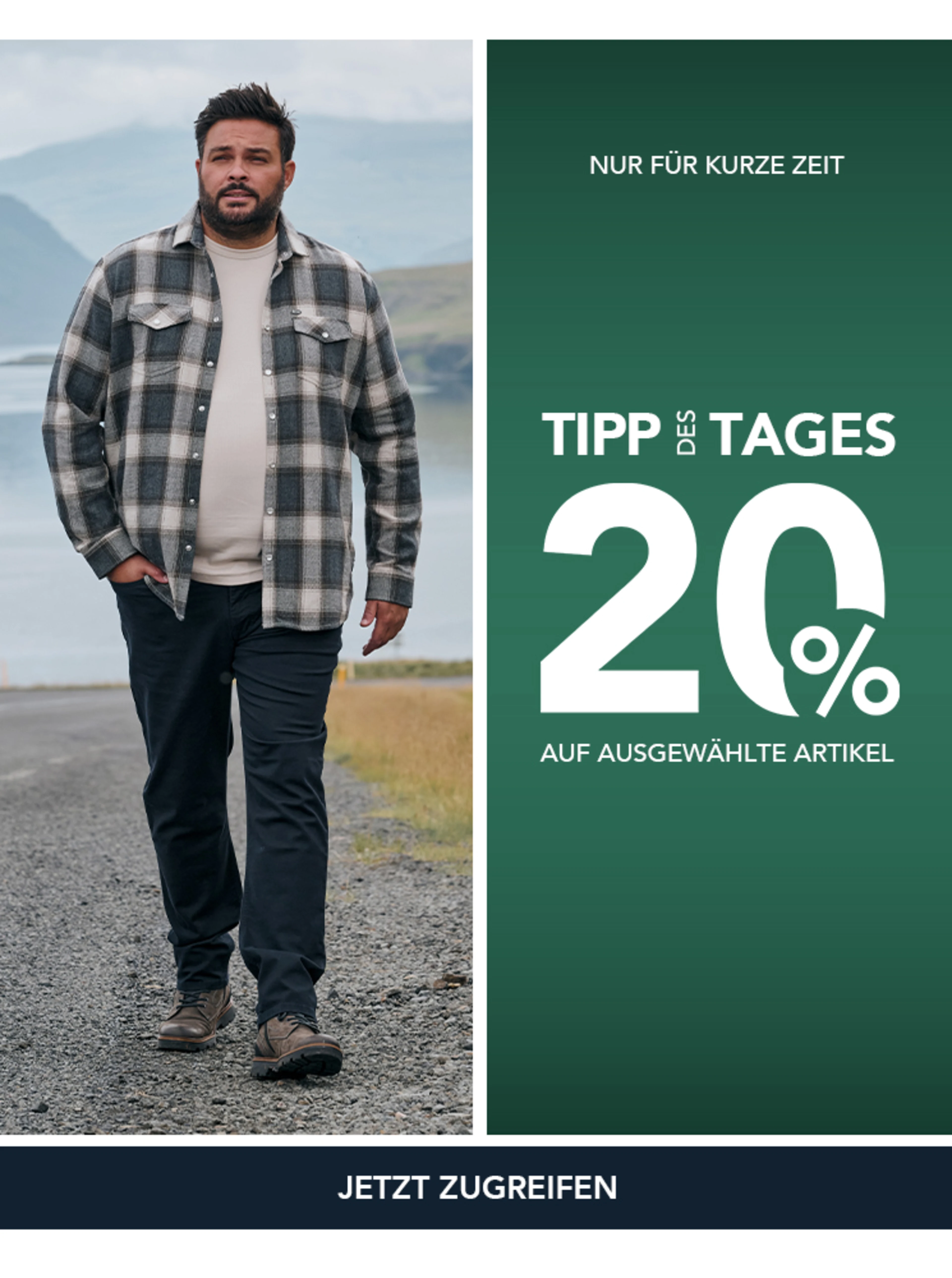 Tipp des Tages - 20% auf ausgewählte Artikel