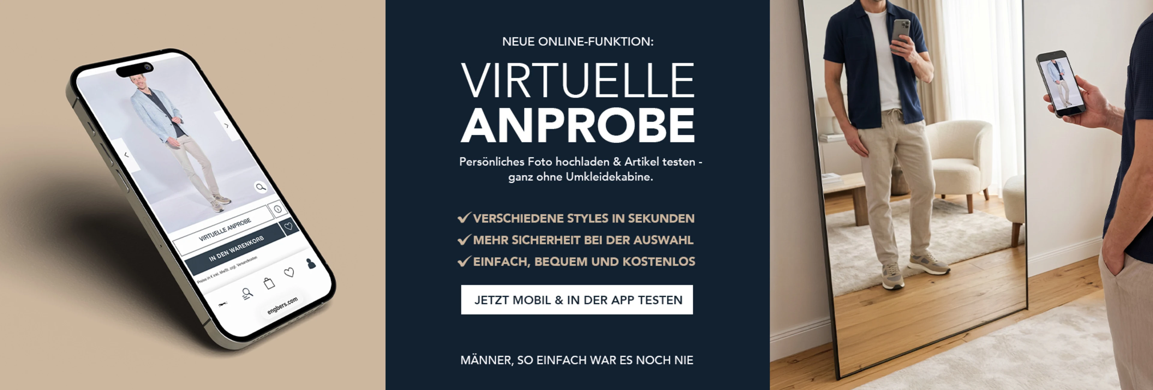 Virutelle Anprobe im Onlineshop