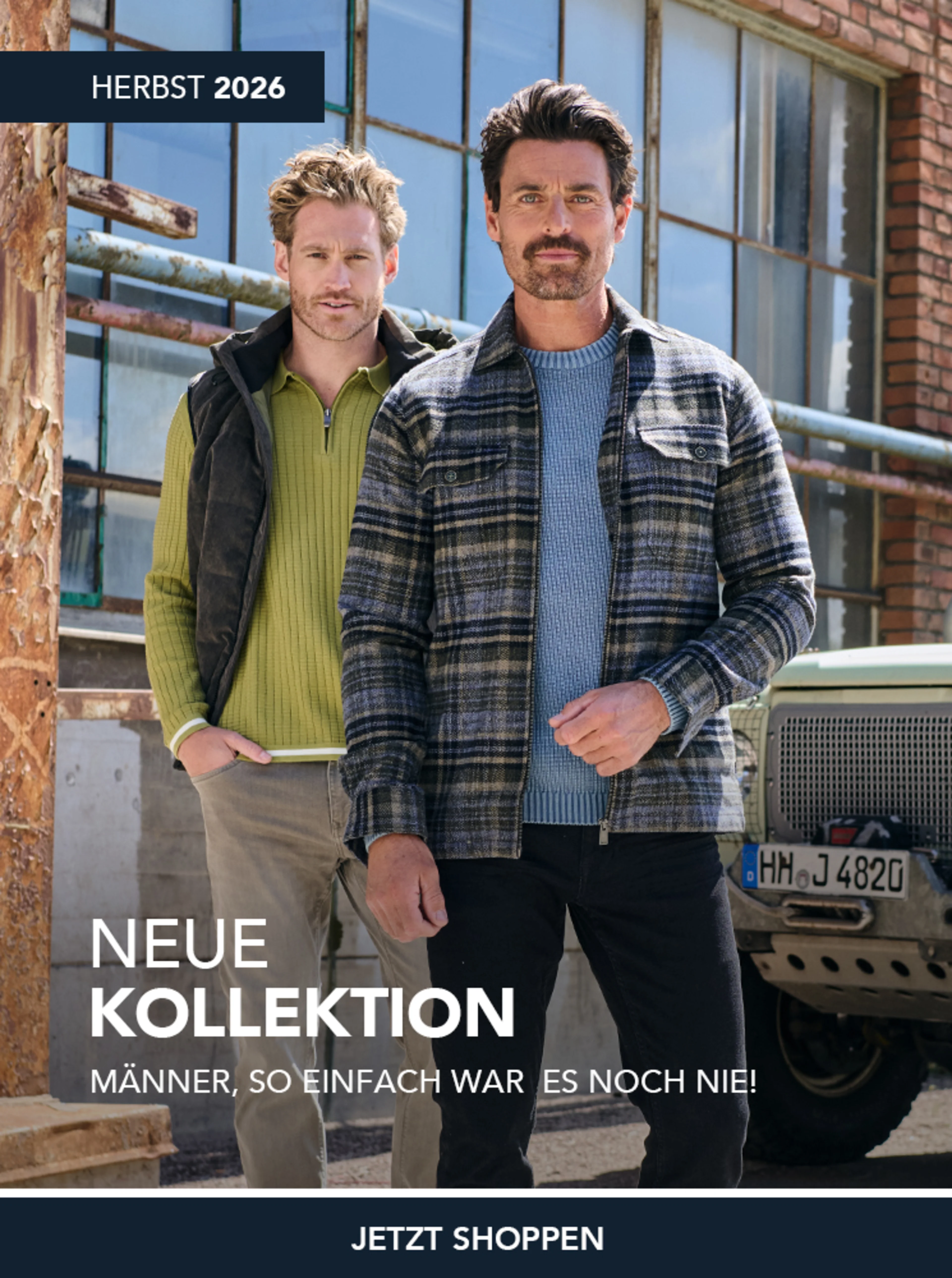 Neue Kollektion - Männer, so einfach war es noch nie!