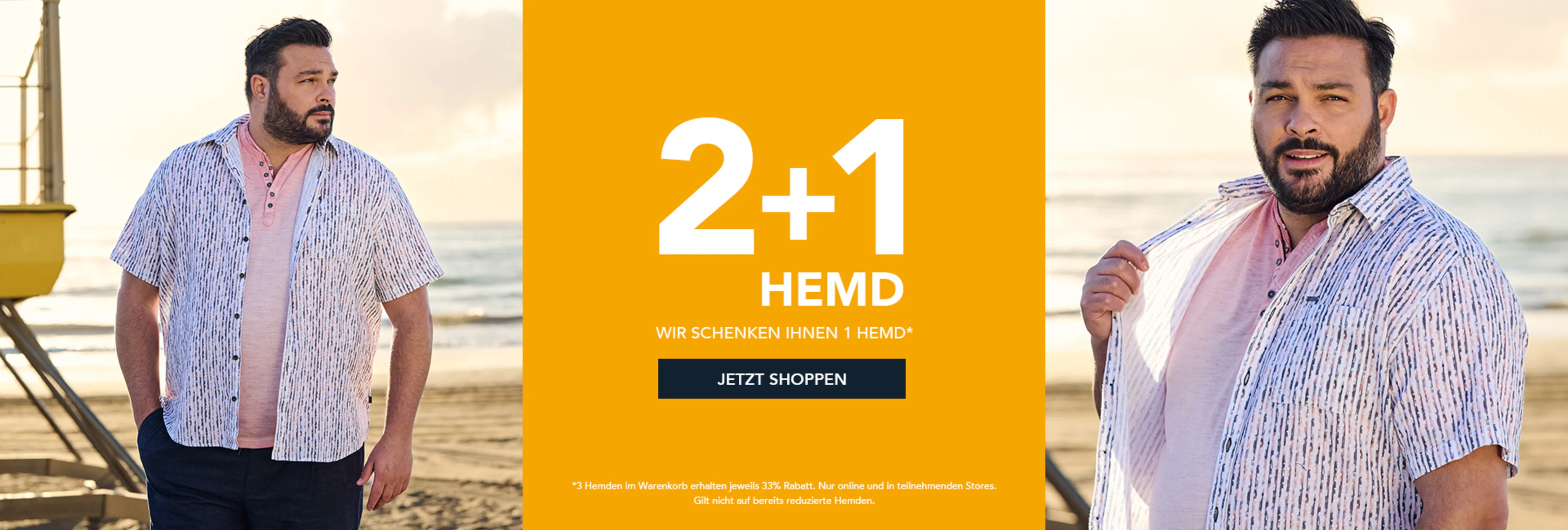 2+1 Hemd - wir schenken Ihnen ein Hemd