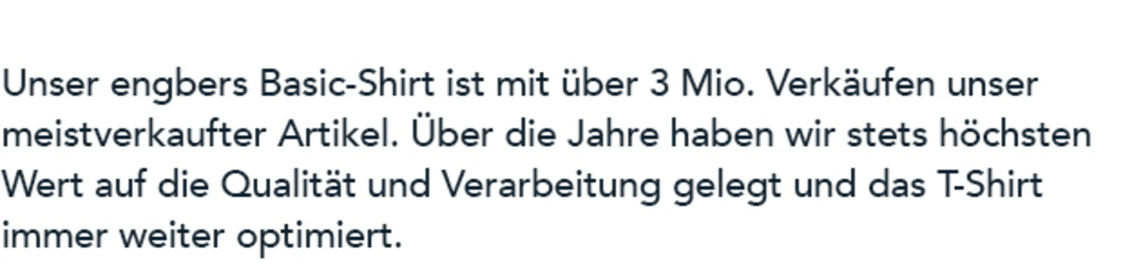 Unser Basic T-Shirt