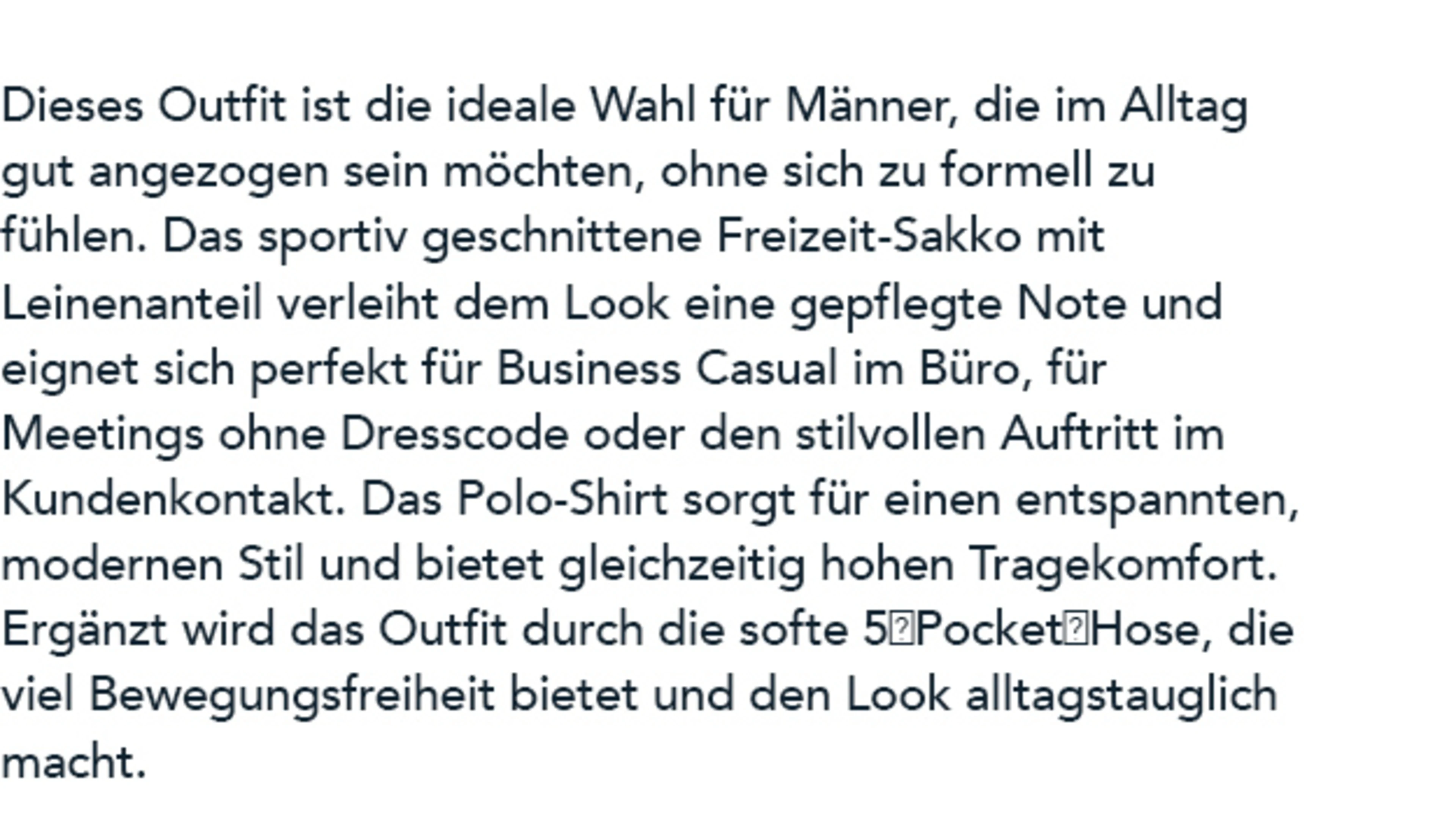 Outfit Sakko