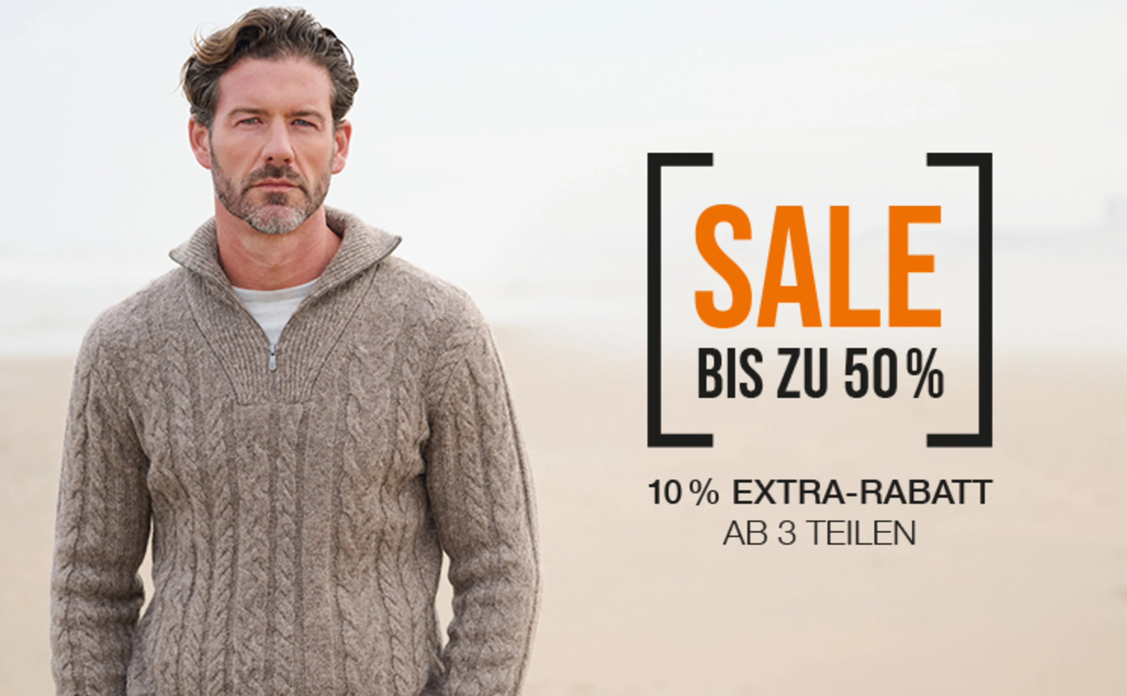 SALE  - Bis zu 50% Rabatt + 10% EXTRA ab 3 Teilen 