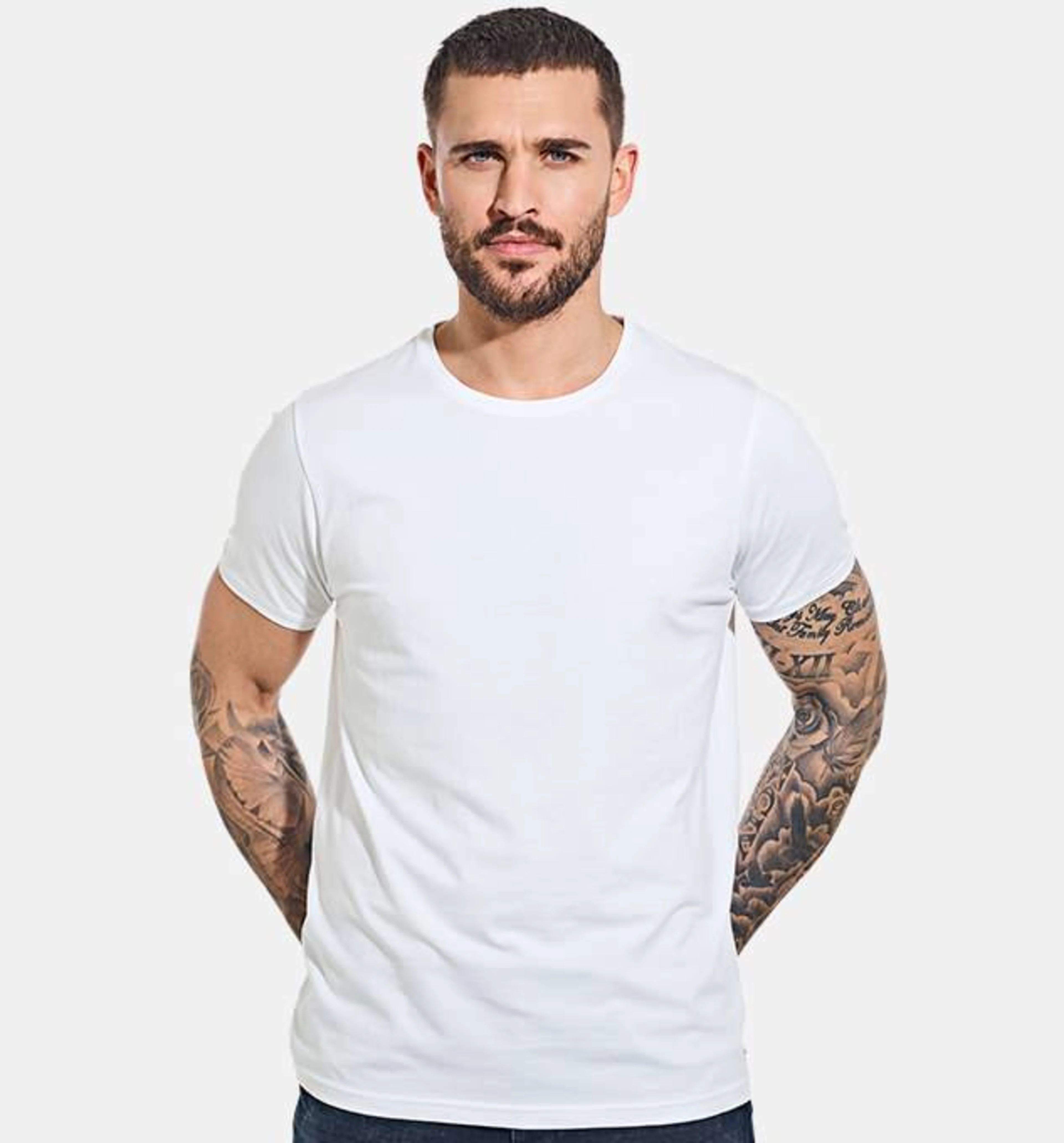 BASIC T-SHIRTS AUS ZERTIFIZIERTER BIO-BAUMWOLLE