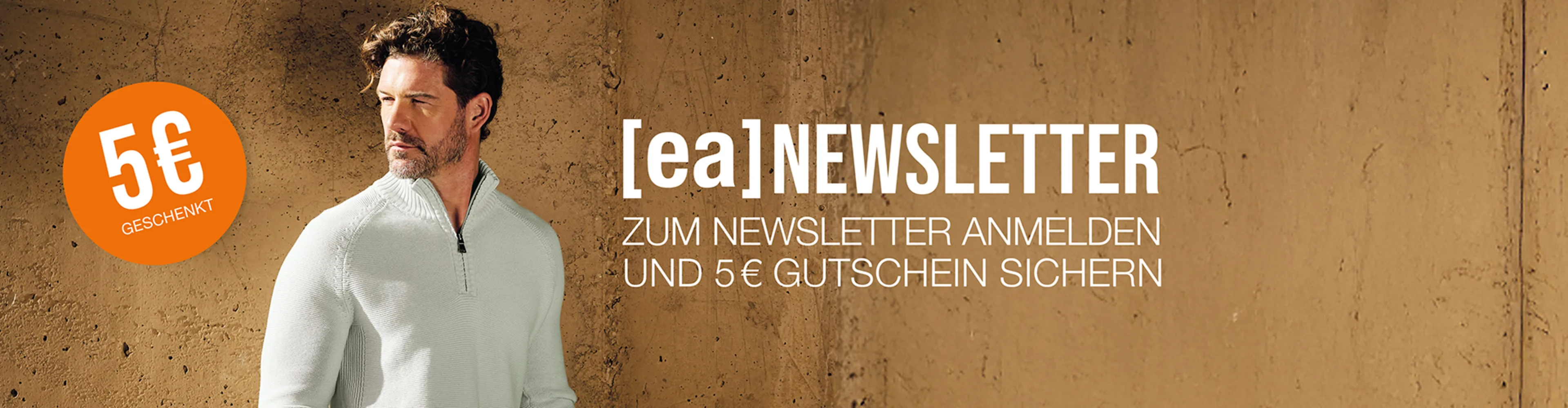 Anmeldung zum emilio adani-Newsletter