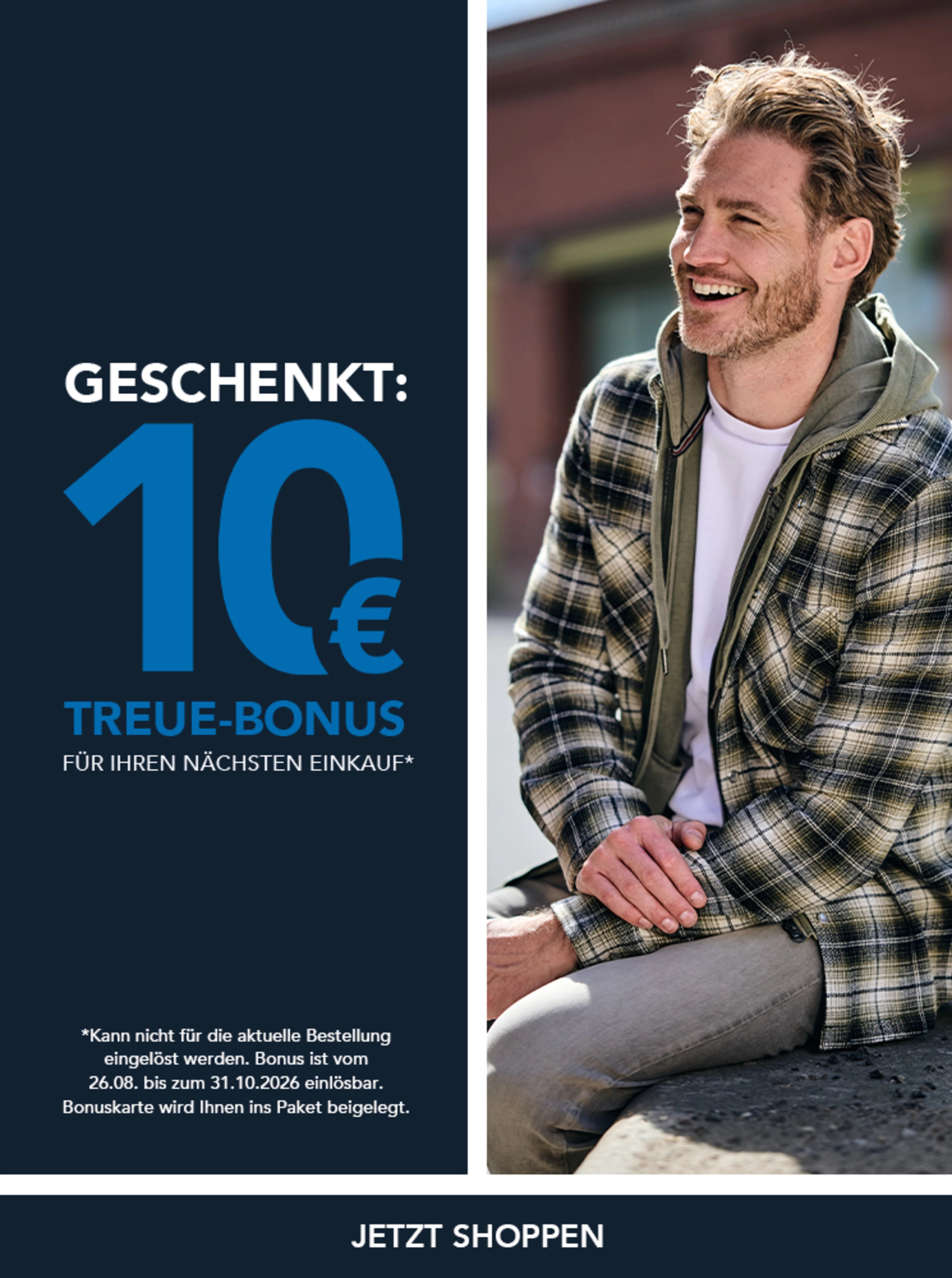 10€ Treue-Bonus zum Einkauf geschenkt