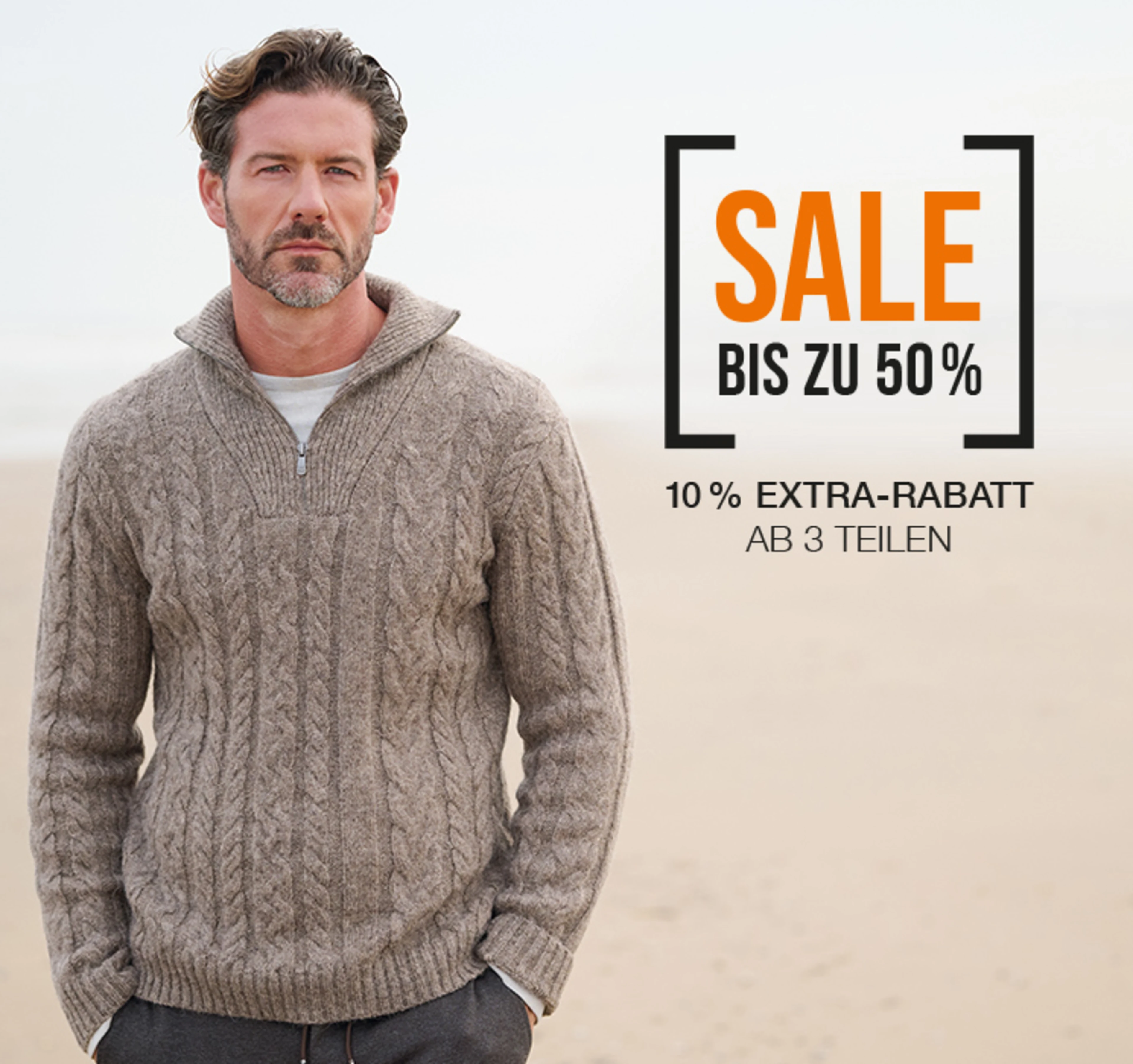 SALE- Bis zu 50% Rabatt + 10% EXTRA ab 3 Teilen 
