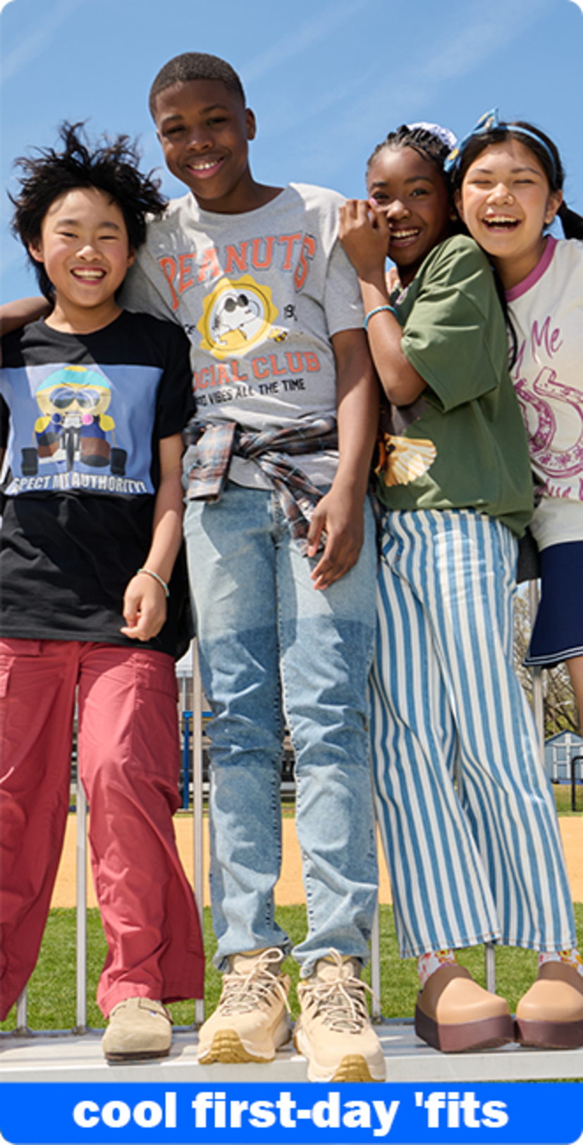 Cool first-day 'fits