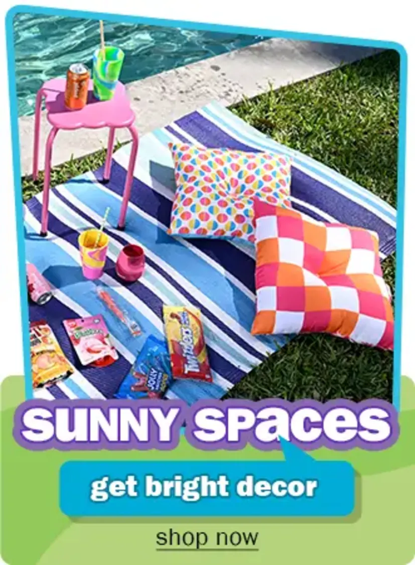 Sunny Spaces get bright decor - shop now