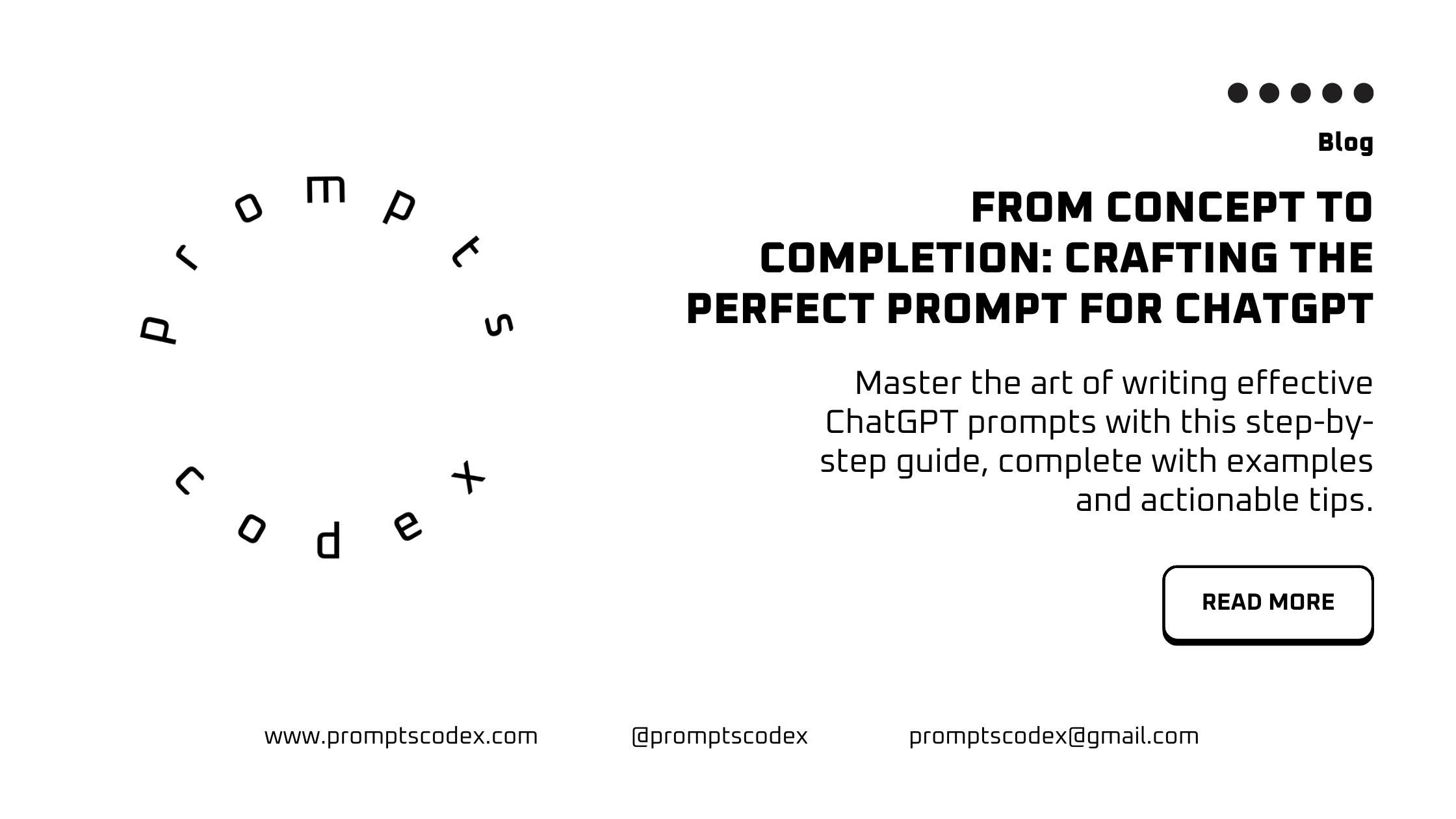 From Concept to Completion: Crafting the Perfect Prompt for ChatGPT