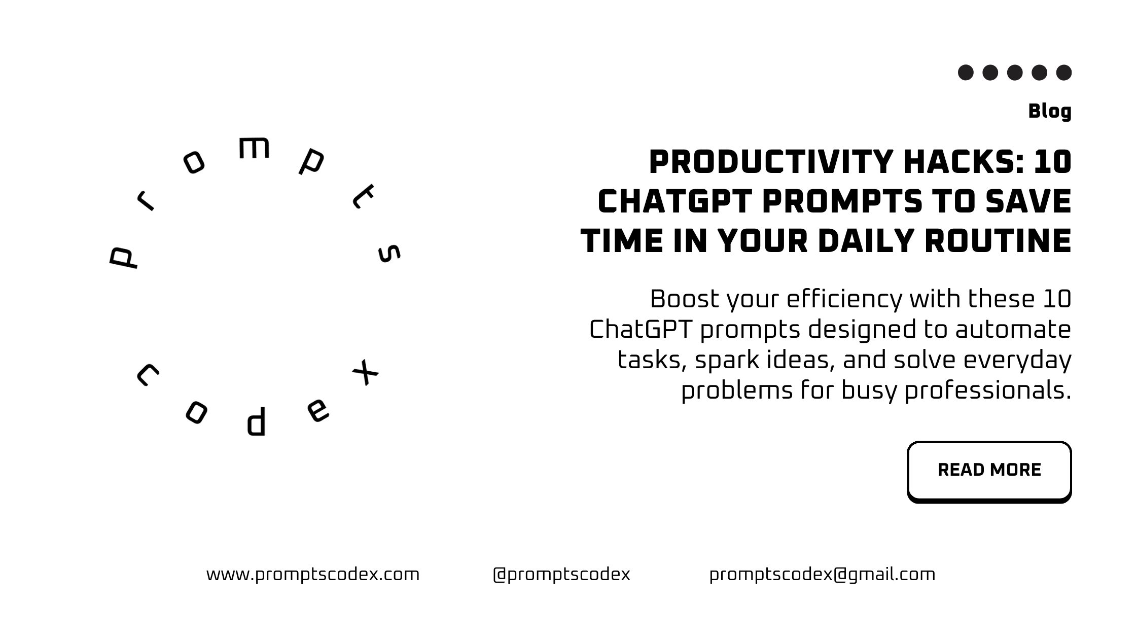 Productivity Hacks: 10 ChatGPT Prompts to Save Time in Your Daily Routine