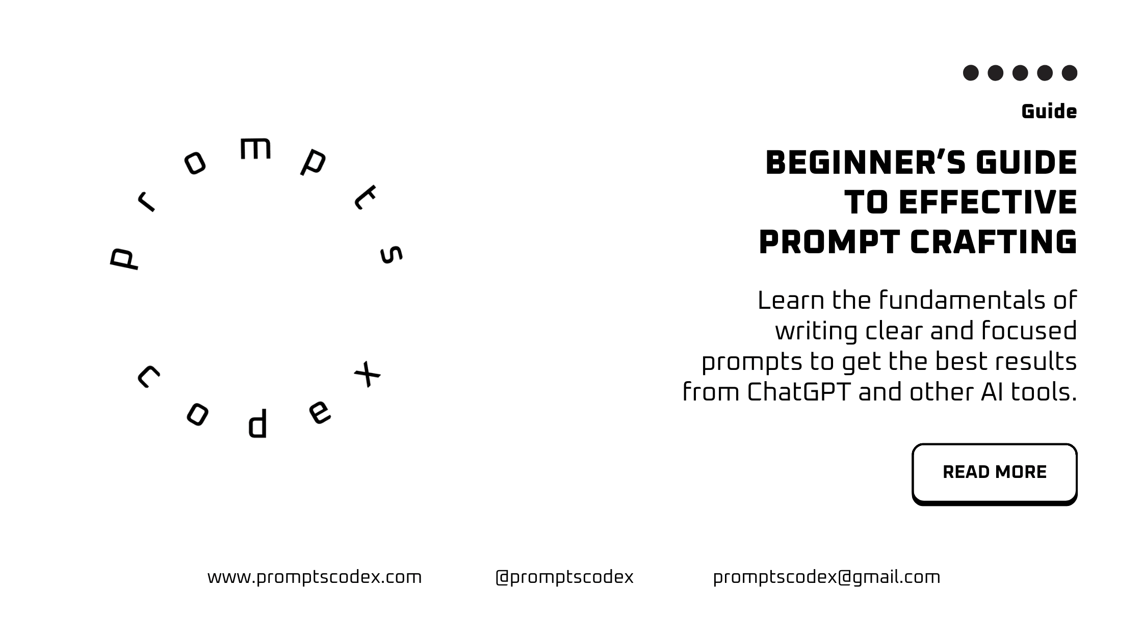 Beginner’s Guide to Effective Prompt Crafting