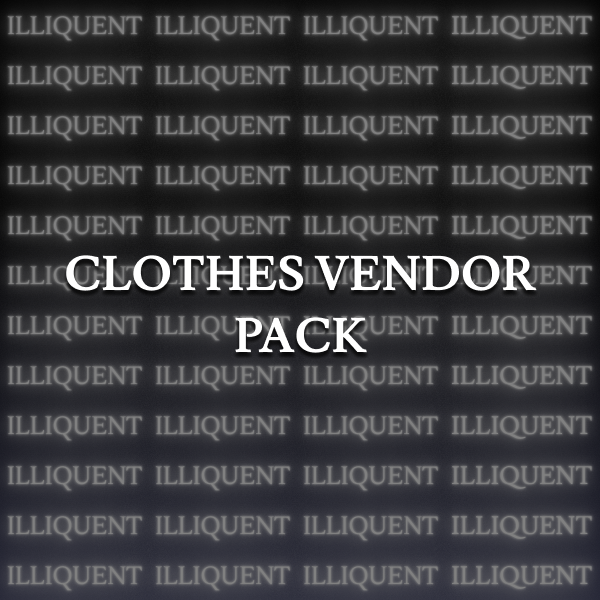 CLOTHES VENDOR PACK