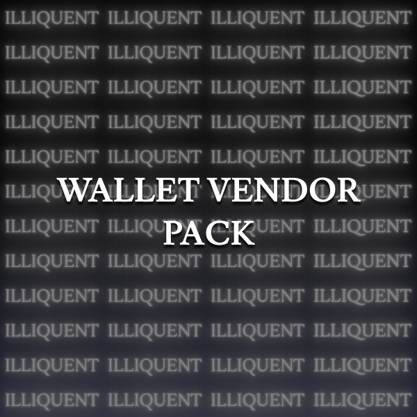 WALLET VENDOR PACK