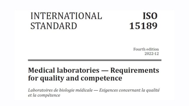 ISO 15189 version 2022 pdf