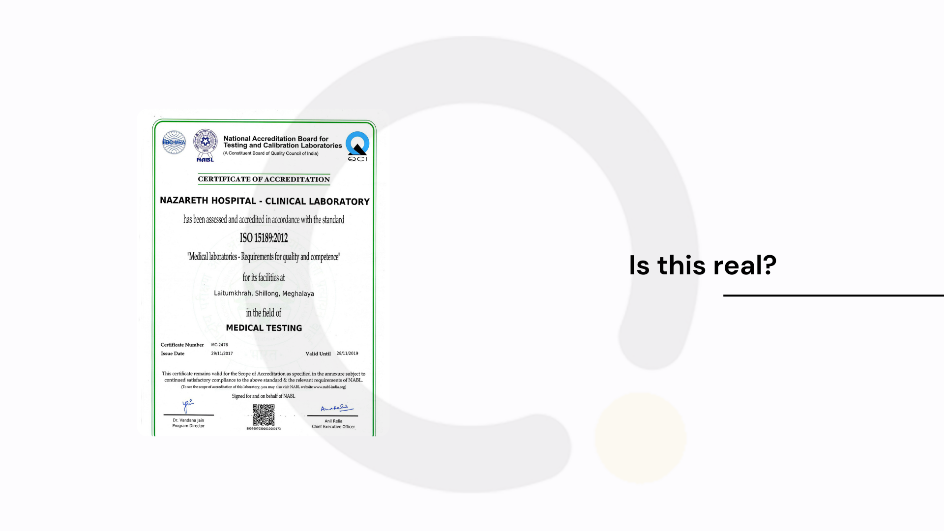 How to Check NABL Certificate of a Lab?