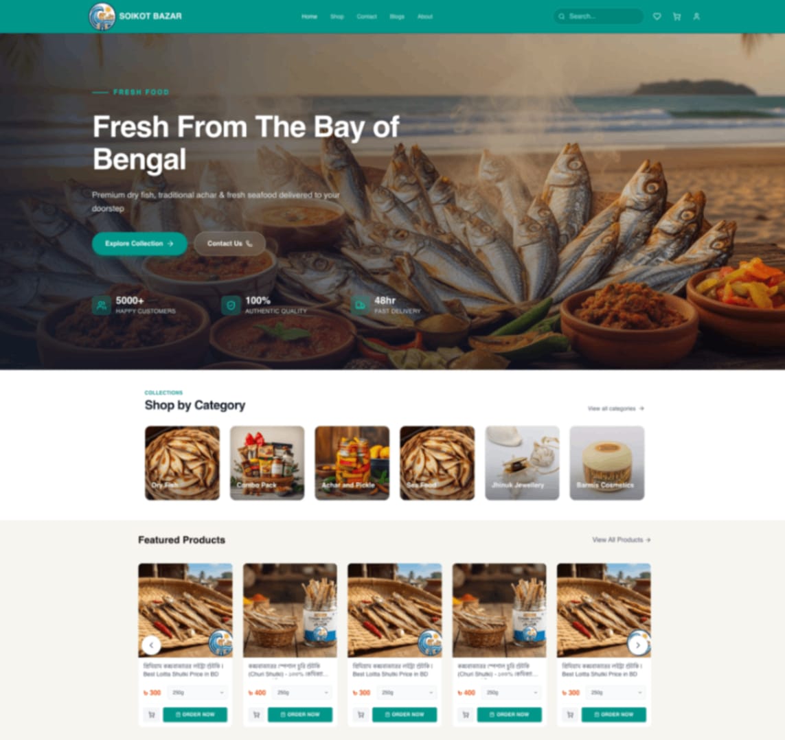 Soikot Bazar | Regional Grocery & Essentials Marketplace