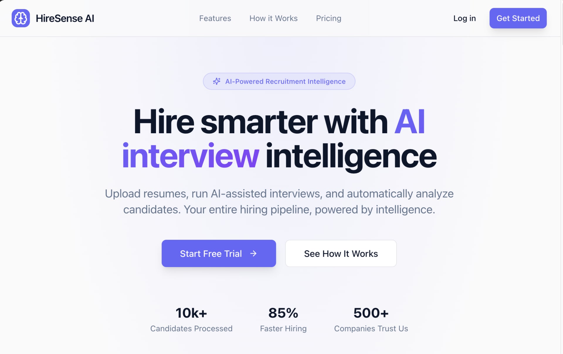 Hire Sense AI with Nextjs, Supabase and PostgreSQL