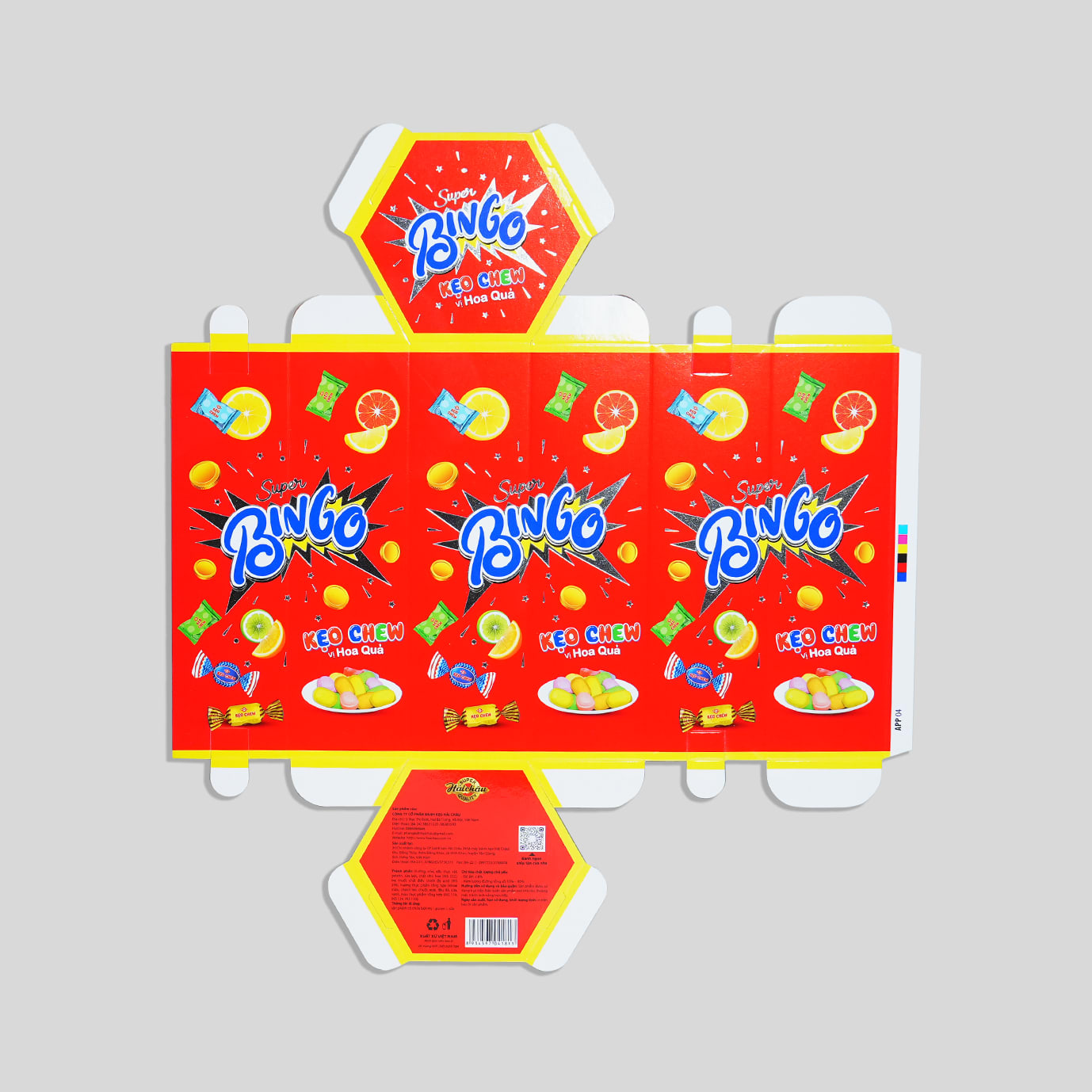 Hộp kẹo Bingo 180g (EN) | APP