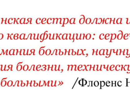 Медсестринство сегодня – виртуальная книжная выставка.