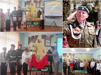 В Ленинском районе открыли «Парту Героя» в честь участника СВО