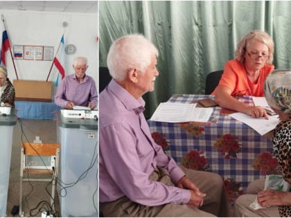 Жители Симферопольского района активно участвуют в выборах за депутата Госдумы РФ