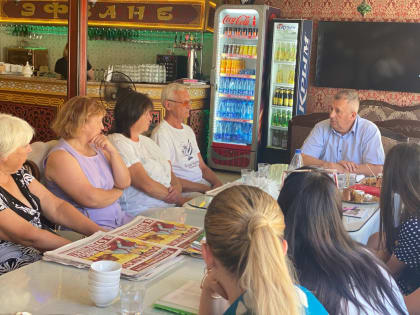 Лидер справедливороссов Крыма посетил Бахчисарай с рабочим визитом