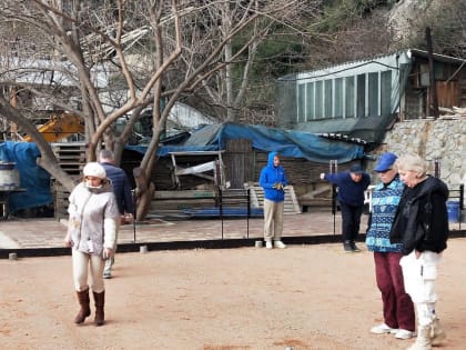 В Гаспре открылась площадка для игры в петанк