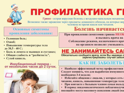 ВАЖНО!!! ПРОФИЛАКТИКА ГРИППа и ОРВИ!!!