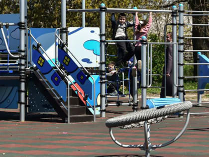 В Крыму установили более ста детских спортивных площадок
