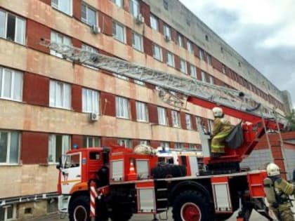 В больнице Керчи вспыхнул условный пожар