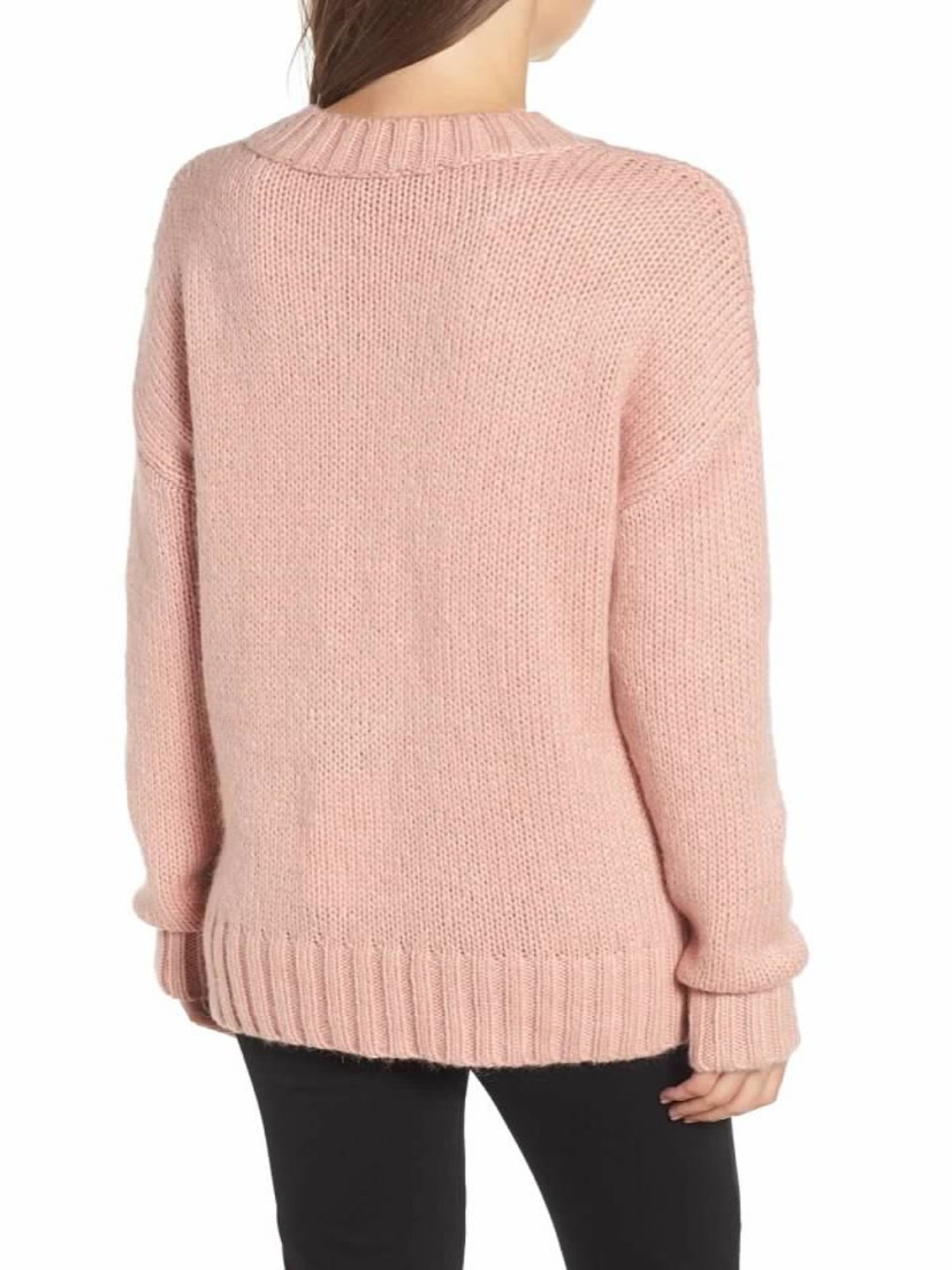 French Connection Pullover Sweater in Pink Size Small