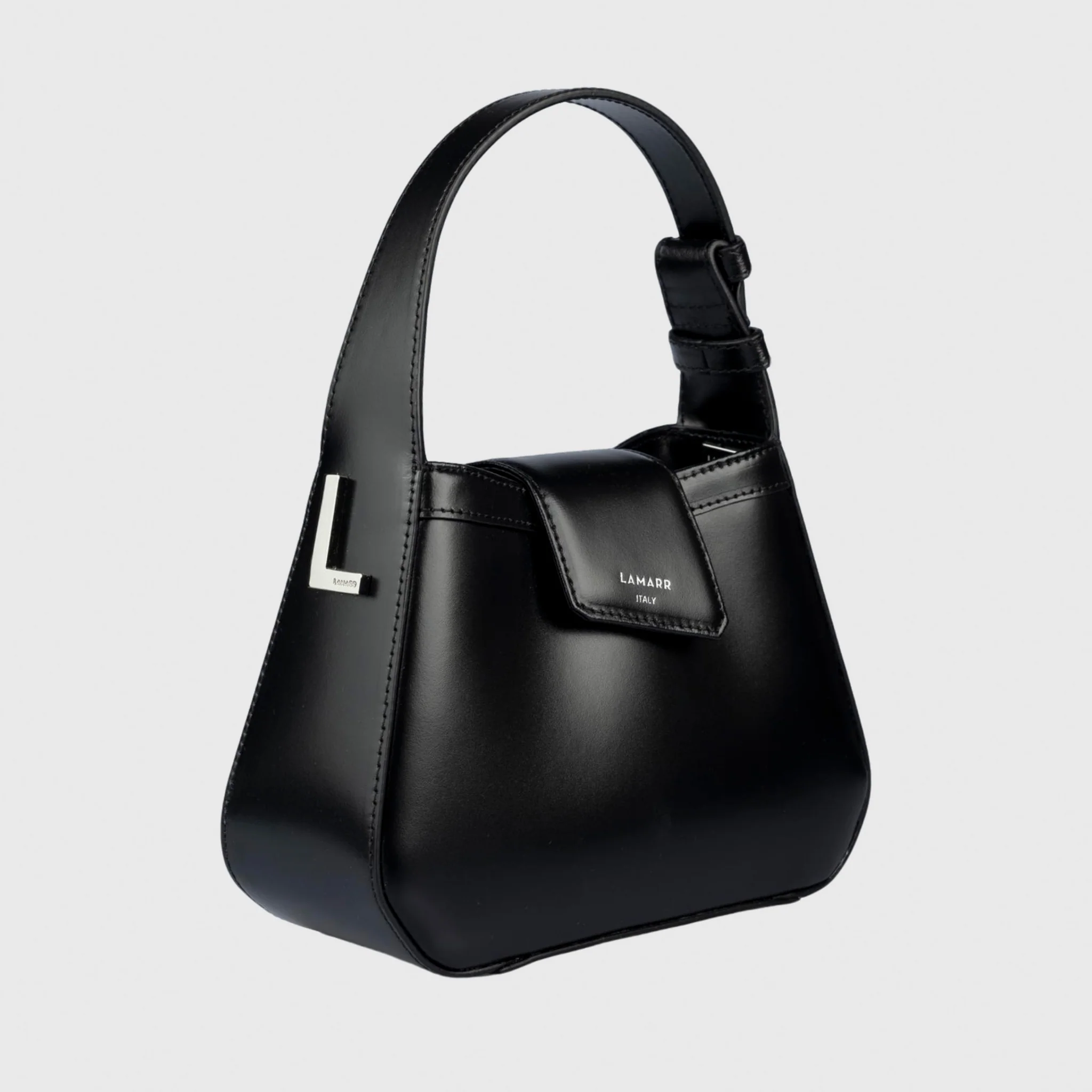 Montague Top Handle Handbag by Hauteur in Black