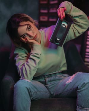90s AI Vintage Edit Example 1
