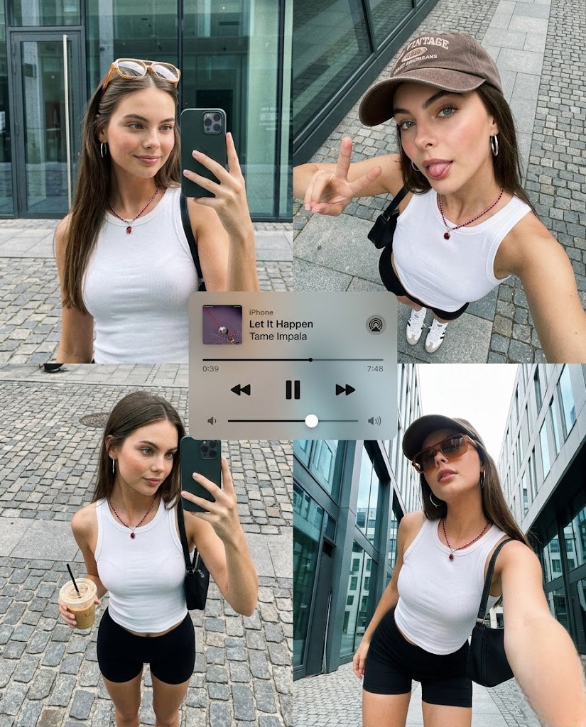 After-Pinterest Girl Aesthetic. How to Create Your Own Music Player Photo Collage