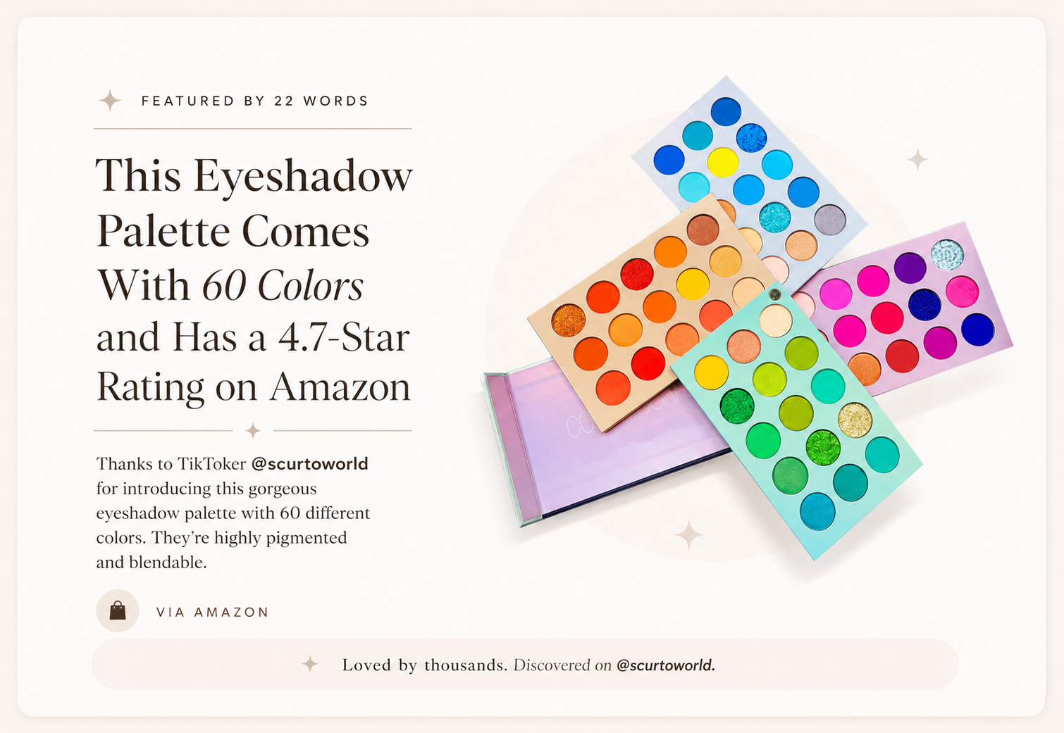 Publisher-style discovery proof for Bree's product content