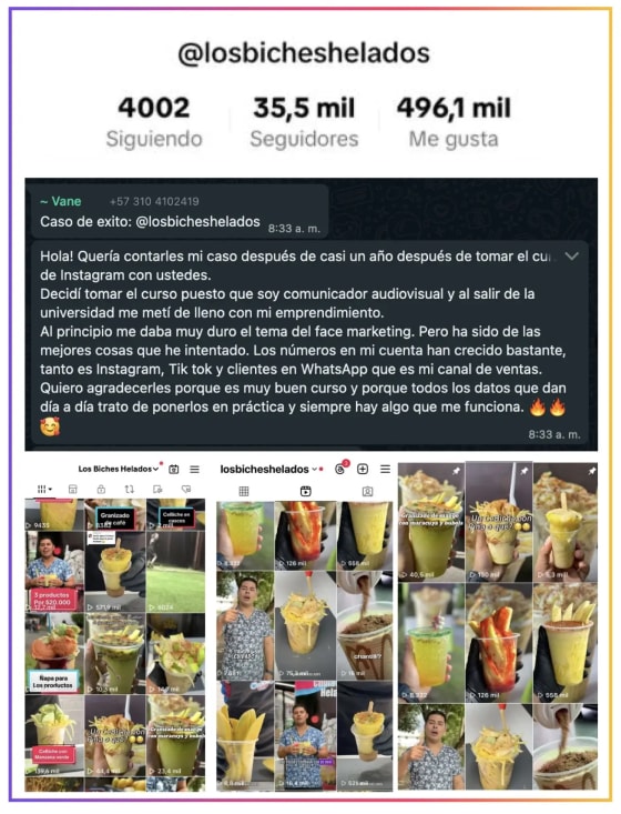 Testimonio de estudiante