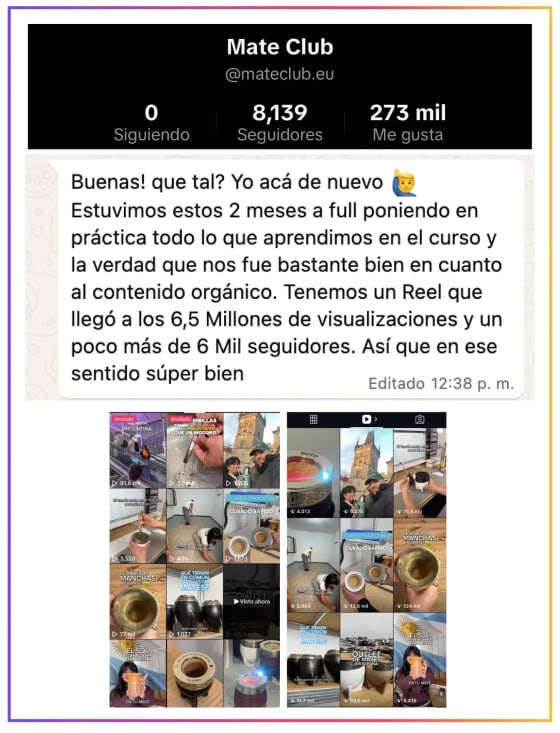 Testimonio de estudiante
