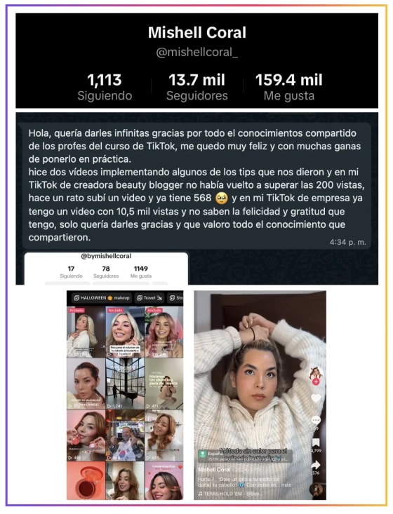 Testimonio de estudiante