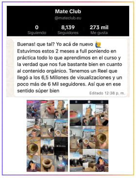 Testimonio de estudiante
