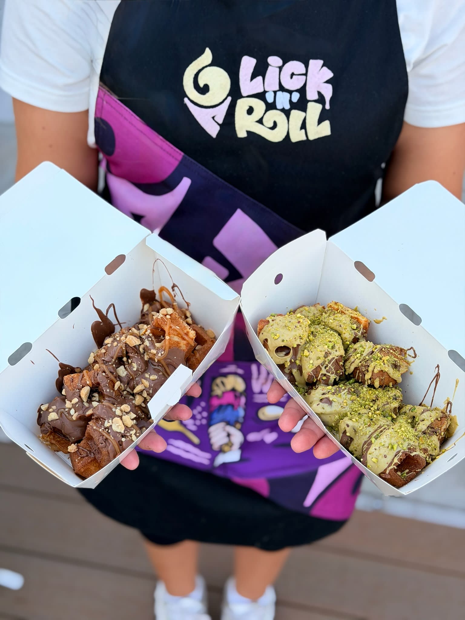 Dessert aus dem Lick'n'Roll Sortiment