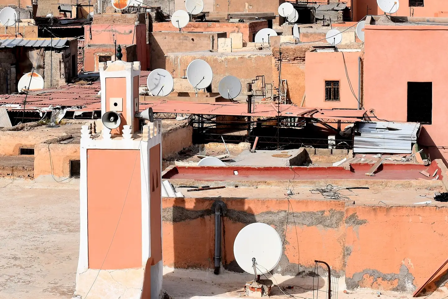Rooftops of the Marrakech Medina