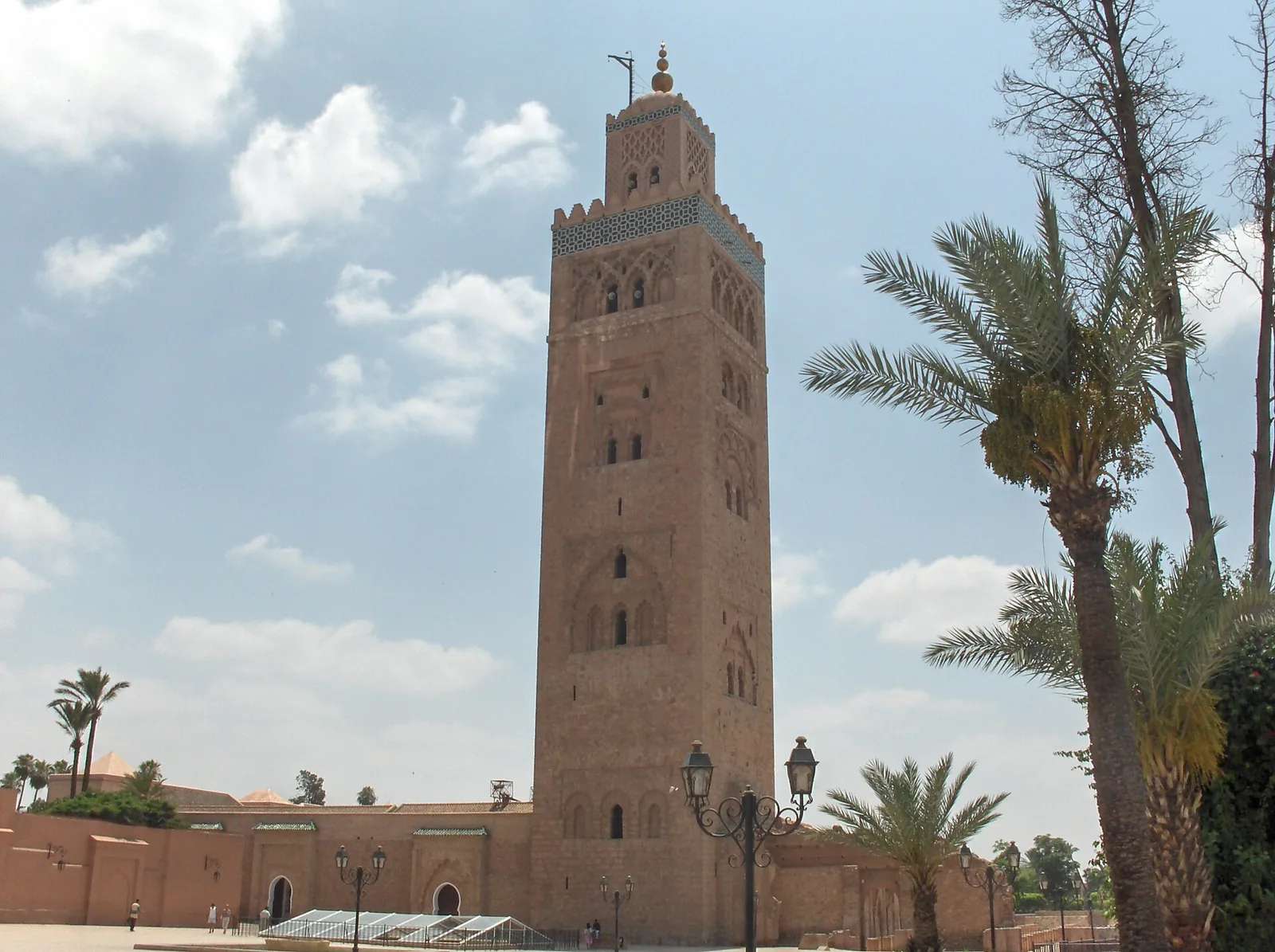 The minaret of the Koutoubia Mosque in Marrakech