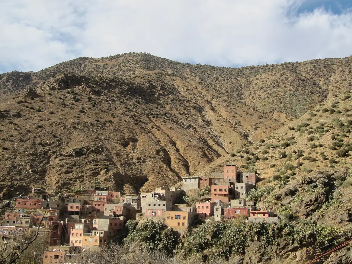 Mountain village above the Ourika Valley