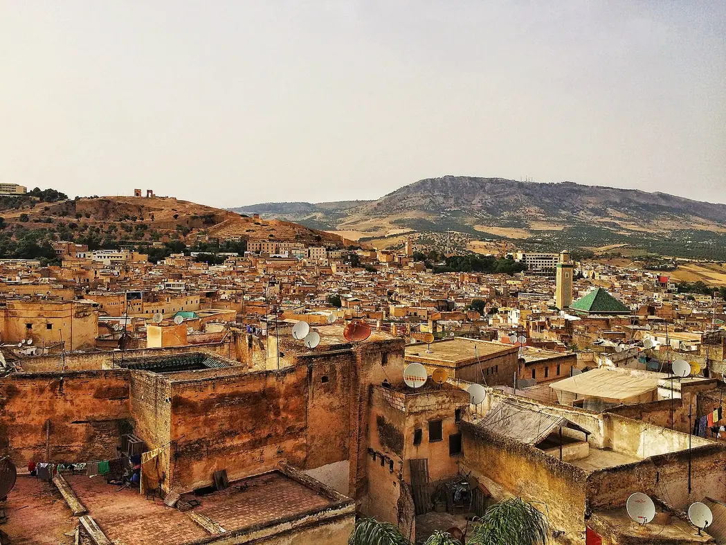 Rooftop view over the Fes el-Bali medina