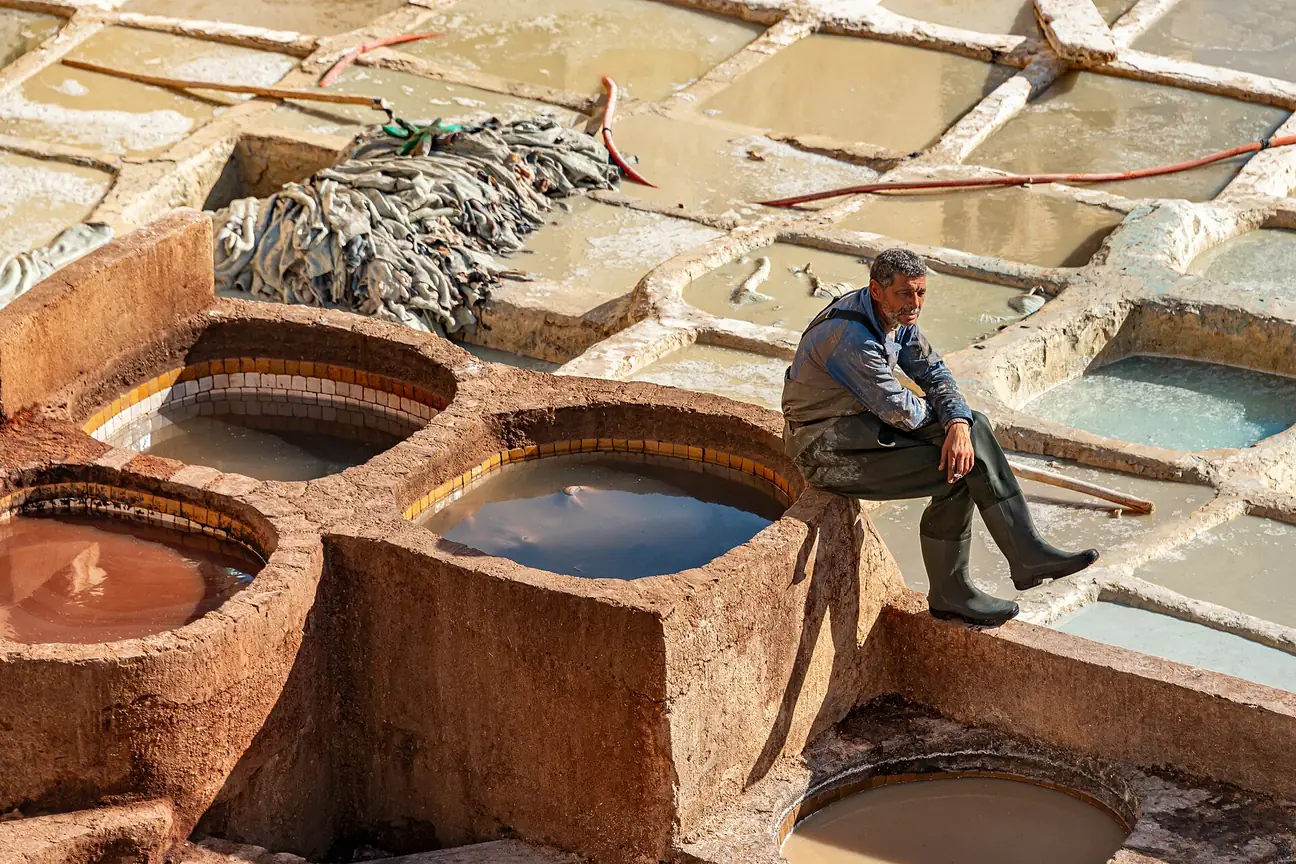 Chouara Tanneries in Morocco