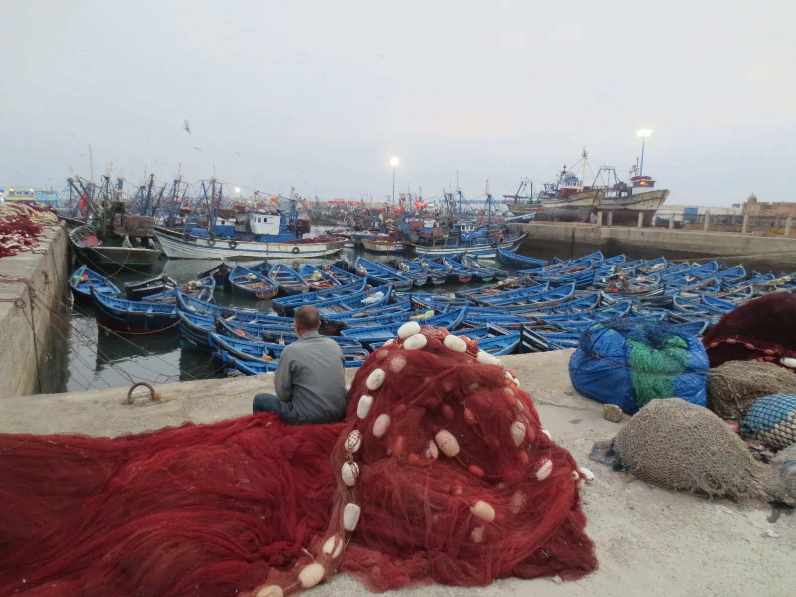 Essaouira Fishing Port in Morocco